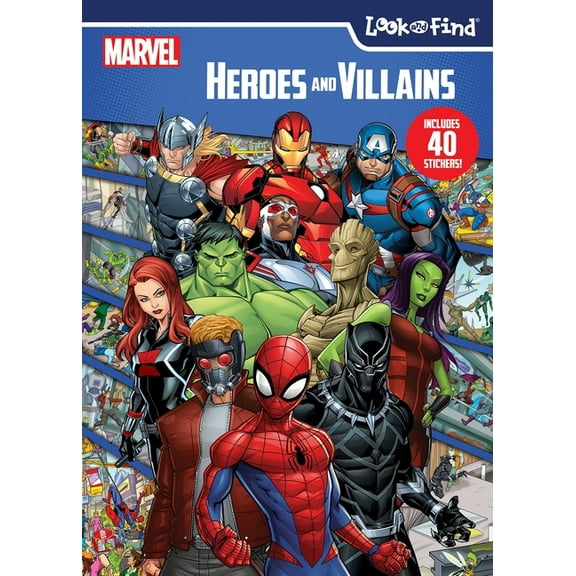 Marvel: Heroes and Villains Look and Find, (Paperback)