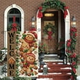 thumbnail image 2 of Christmas Gingerbread Man Garden Flag 12.5x18 Inch Double Sided Candy Cane Holly Red Berries Welcome Winter Small Flag Seasonal Holiday Yard Outdoor Outside Decoration, 2 of 6
