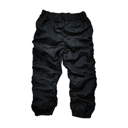 

TIREOW Classic Trousers for Children s Toddler Girls Pleated Leggings Cargo Pants Loose Casual Sweatpants for 12 Months To 7 Years Soft and Comfortable Kids Pants