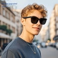 thumbnail image 3 of Jiuyaoyiyang Smart Ai Glasses M10 Pro - Bluetooth Sunglasses with Anti-Blue Light Photochromic Lenses for Music and Calls, 3 of 6