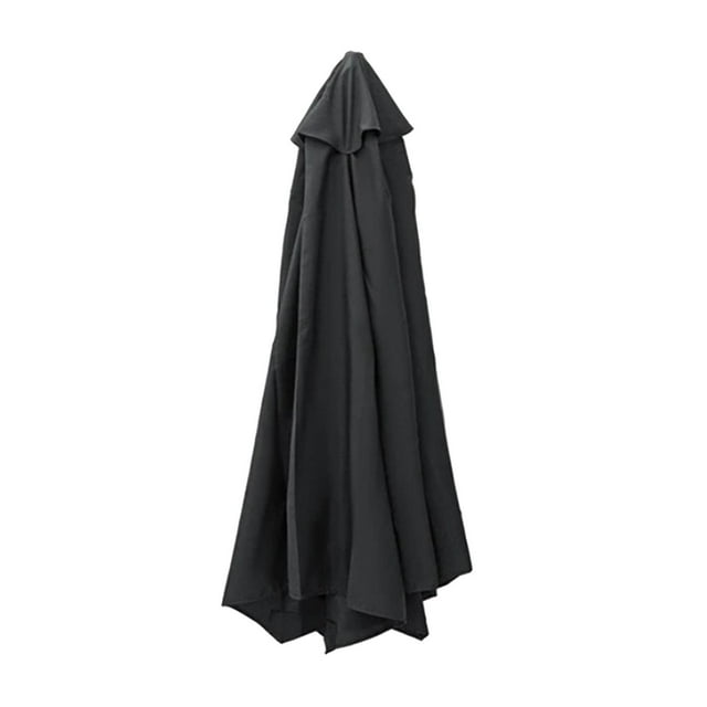Cubierta de toldo de tela Sunnimix para Sombrilla de Jardín 2 metros 6 Costillas negro