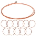 thumbnail image 1 of HAMPPLIES 12Pcs Acoustic Guitar Strings Steel String Bundle Durable Golden Metal Strings for Guitar, 1 of 6