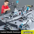 thumbnail image 2 of Barco de guerra de la Marina de gran tamaño, 1560 Uds., modelo de barco del ejército, buque de guerra 6 en 1, combinación multiforma, bloques de construcción para construir un juego de juguetes para, 2 of 7