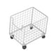 thumbnail image 4 of Cesta organizadora debajo del escritorio, carrito de almacenamiento utilitario, cajón único, decoración, archivador rodante con ruedas para bolso de Blanco, 4 of 8