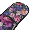 thumbnail image 4 of Yayeee Double Oven Mitt Kitchen Heat Resistant Baking 35" x7" Quilted Glove, Soft Pinks Flowers, 4 of 6