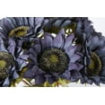 thumbnail image 3 of Sunflowers Artificial Flowers 6PCS Long Stem Silk Fall Flowers Realistic Fake Sunflowers Bouquets for Wedding Centerpieces Office Home Garden Halloween Decor（Navy Blue）, 3 of 5