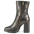 thumbnail image 3 of Diba True Womens Mont Pelier Square Toe Metallic Platform  Ankle Boots, 3 of 5