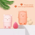 thumbnail image 5 of Makeup Sponge Case, Cute Cat Shaped Containers, Silicon Made Perfect for Traveling, Keep Makeup Sponges In A Safe &Sanitary, 5 of 5