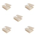 thumbnail image 2 of Thinsony Modern Wooden Rack Glasses Display Stand Holder Organizer 2 Layers 5Set, 2 of 6