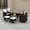White, variant on Resenkos 9 Pieces Patio Rattan Dining Cushioned Chairs Set-Red, Patio Seating Conversation Set, Modern Patio Sofa Sectional All Weather Proof for Patio Back Deck