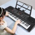 thumbnail image 1 of 61 Key Electronic Piano Keyboard Digital Organ Music Keyboard Full-Size Keys, 1 of 8