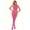 Hot Pink, variant on Idoravan Fishnet Stockings for Women Plus Size,Sexy Womens Lingerie Fishnet Open Crotch Seamless Mesh Netting Stockings Chemise Hollow Out Bodysuit Sleepwear