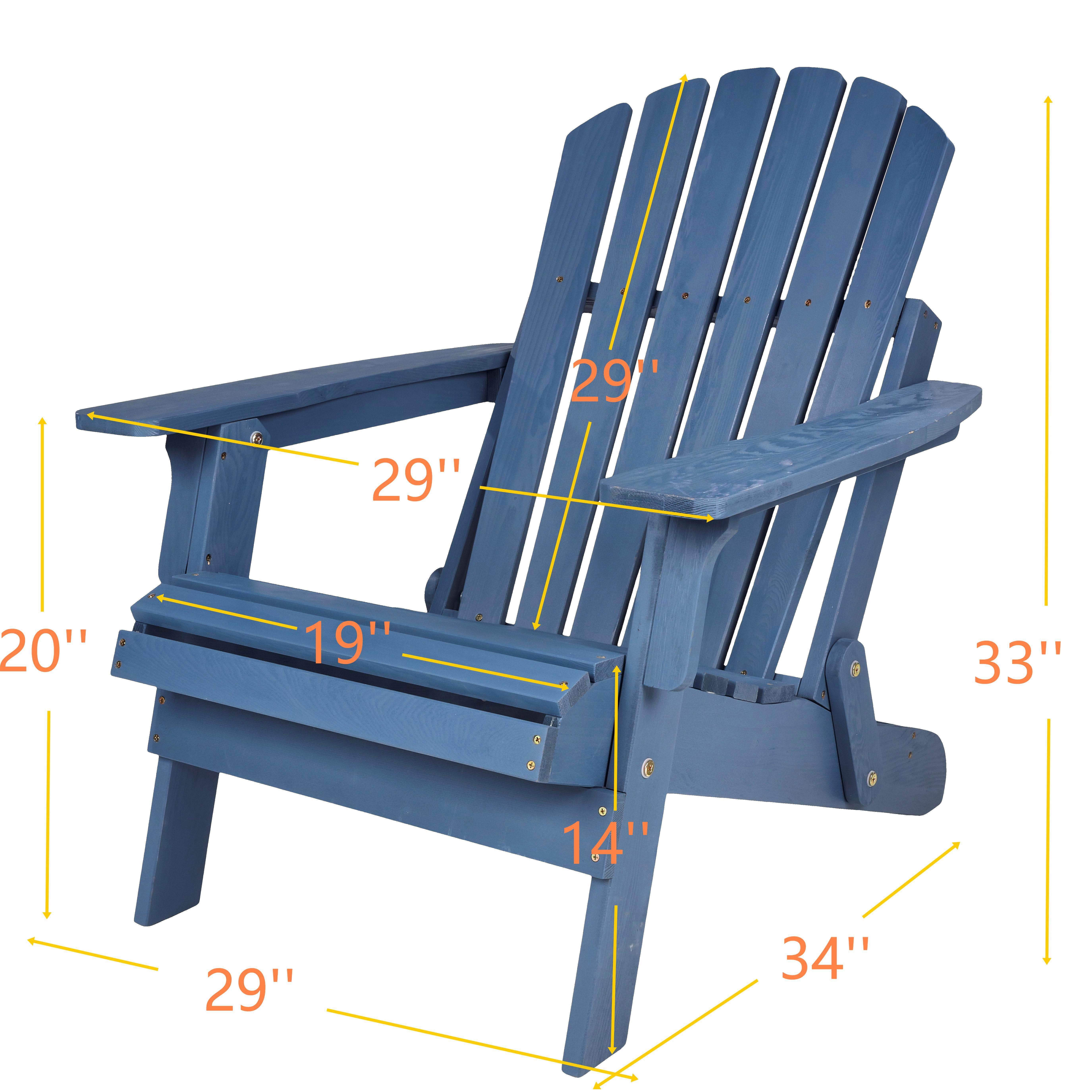 JONPONY Adirondack Chairs Weather Resistant Plastic Fire Pit Chairs Adorondic Plastic Outdoor Chairs Suitable for All Outdoor Areas Seating Lifetime