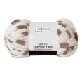 thumbnail image 3 of Mainstays Spot On Chenille Yarn, 56.8 yd, Tan, 100% Polyester, Super Bulky, Pack of 2, 3 of 4