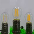 thumbnail image 1 of Bombilla LED de vidrio con decoración retro, lámpara de filamento, bombilla G45, cable de acero inoxidable E27, diseño vintage, múltiples opciones de energía, 1 of 5