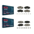 thumbnail image 1 of CMX Front Rear Ceramic Brake Pads Kit for Car Jeep Wrangler Liberty JK Dodge Nitro KCX-100388, 1 of 9