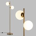 thumbnail image 1 of Gymax 65" Sphere LED Floor Lamp w/ 2 Bulbs & Foot Switch Home Office, 1 of 10