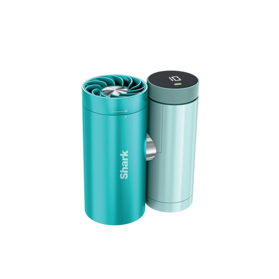 Shark ChillPill Personal Cooling Fan, 3-in-1 Mist & Cooling Plate, Handheld & Wearable, 10 Speeds, FA022BL Glacier