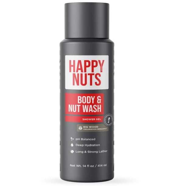 Gel de ducha HAPPY NUTS Big Wood Body and Nut Wash para hombre