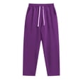 thumbnail image 5 of Sweatpants for Women 2025 Elastic High Waisted Loose Fit Wide Straight Leg Joggers with Pockets Trousers Sweat Pants, 5 of 7
