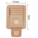 thumbnail image 3 of Organizadores de visera para automóvil combinados con esponjas protectoras y soporte para tarjetas giratorio de 180 grados de cuero sintético con soporte para gafas de sol con velcro, 3 of 8