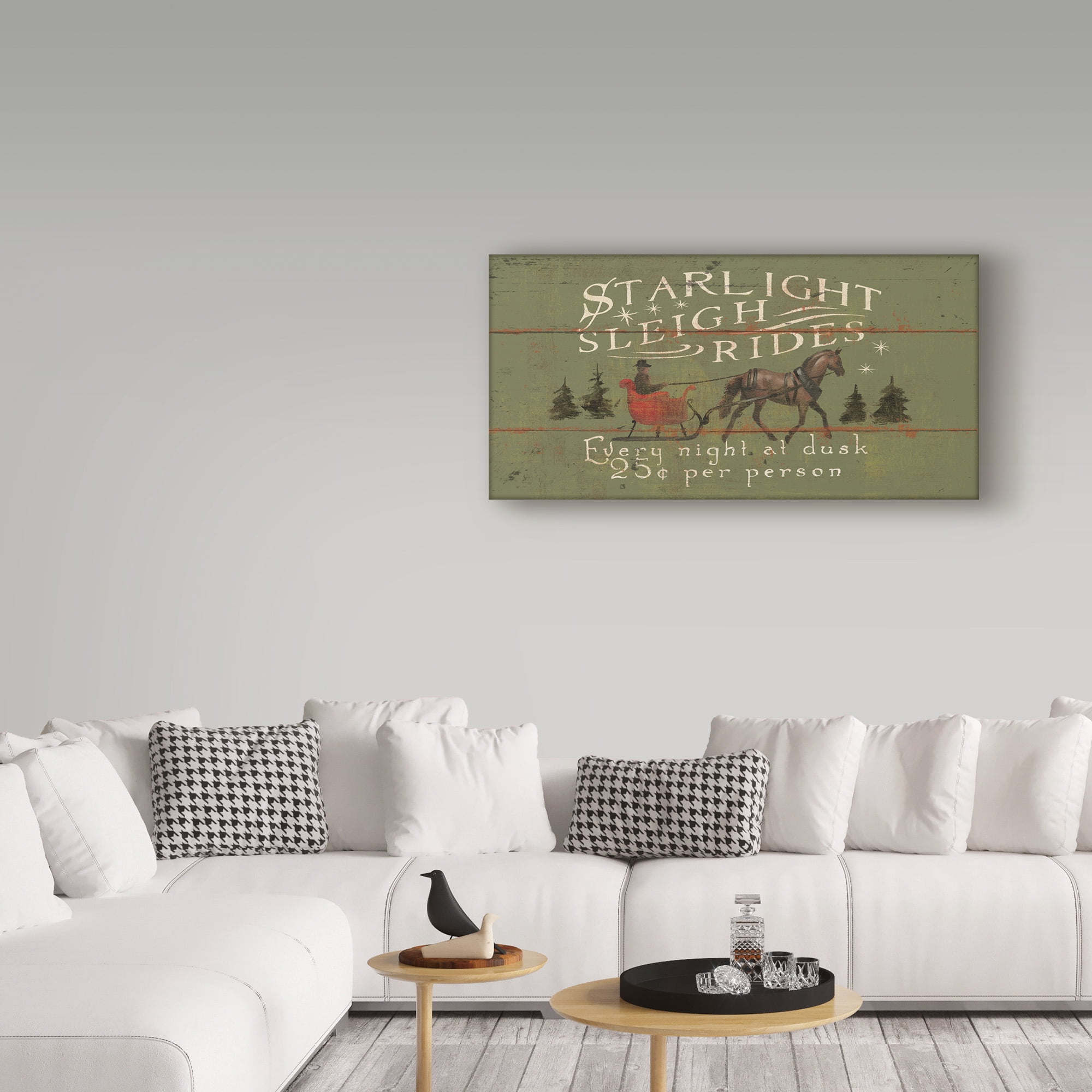 Trademark Fine Art 'Holiday Signs II Panel' Canvas Art by Wellington Studio