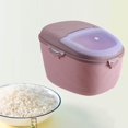 thumbnail image 4 of 10kg Mosture-proof Rice Storage Sealed Container Bucket Sealed Dry Food Airtight Tank Pink, 4 of 8