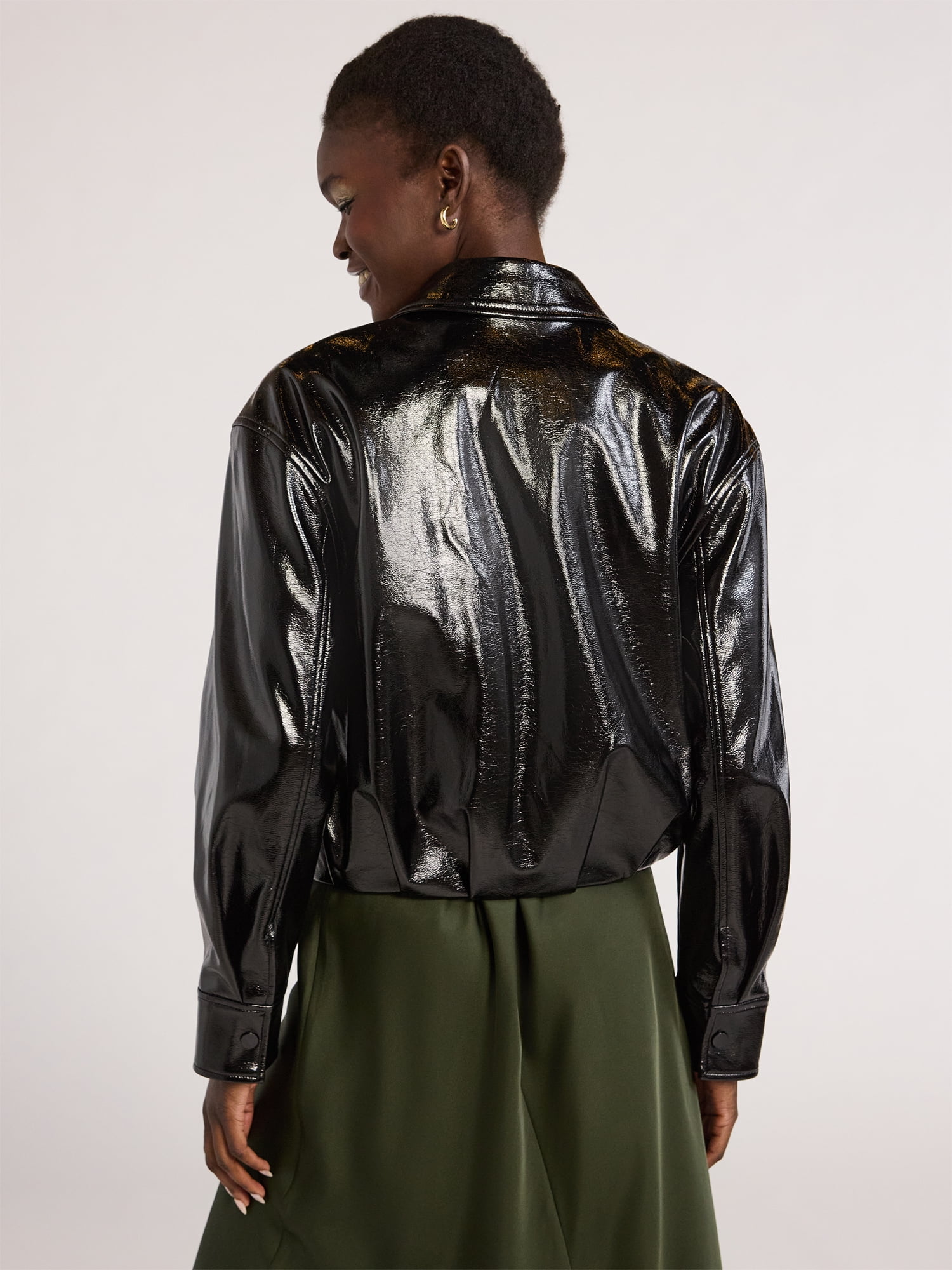 CULAX SHORT BONBERJACKET 美品 Scoop Women's Cropped Bomber Jacket, Midweight, Sizes XS-XXL