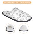 thumbnail image 3 of KLL Sea Turtle Slippers for Women Men House Slip on Indoor Outdoor Bedroom Furry Fleece Lined Ladies Comfy Anti-Skid Rubber Hard Sole-Large, 3 of 8