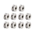 thumbnail image 5 of V624ZZ Deep Groove Guide Pulley Rail Ball Bearings 4mmx13mmx6mm Double Metal Shielded Carbon Steel Bearings 10 pcs, 5 of 5