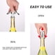 thumbnail image 3 of Shaker Bottle Almacenamiento de proteínas para polvo Entrenamiento Gym Wire Batir bolas Ormromra CPB-DE-WX851-2, 3 of 5