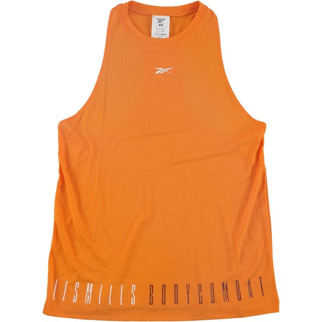 Reebok BodyCombat Racerback Tank Top para mujer, naranja, mediano Reebok espalda cruzada