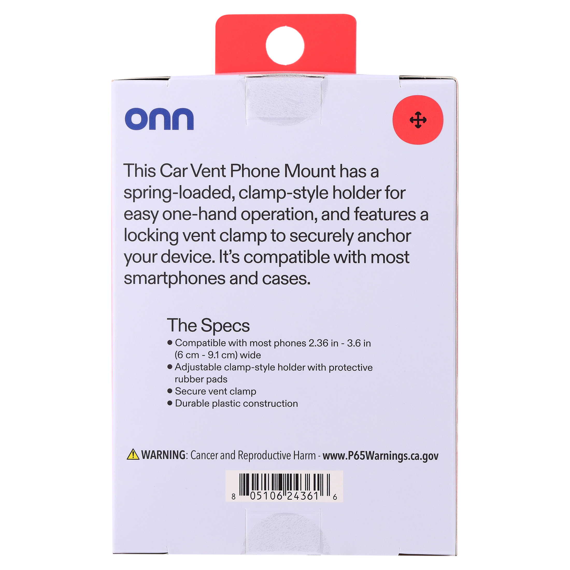 Onn Car Vent Universal Phone Mount photo 6