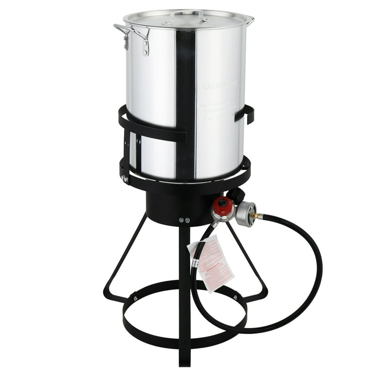 Ktaxon Outdoor Cooker, Aluminum Turkey Fryer Pot 30QT, Ideal for