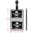 thumbnail image 2 of Pirate Flag - Luggage ID Tags / Suitcase Identification Cards - Set of 2, 2 of 5