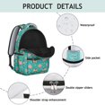 thumbnail image 4 of German Shepherd and Rose Backpack for School, Cute School Bag with Adjustable Shoulder Straps and Padded Back, 15.3"x11"x7.1", 4 of 5