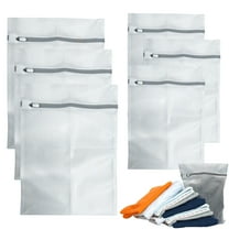 6PCS Mesh Laundry Bags, Lingerie and Bra Zipper Washing Bags, Wash Bag for Washing Machine, Lingerie Bags
