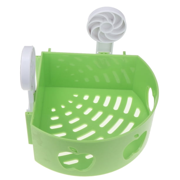 Cuarto De Baño Organizador De Almacenamiento De Loción Adhesiva Montada En Pared, Triángulo Verde Macarena Estante de baño