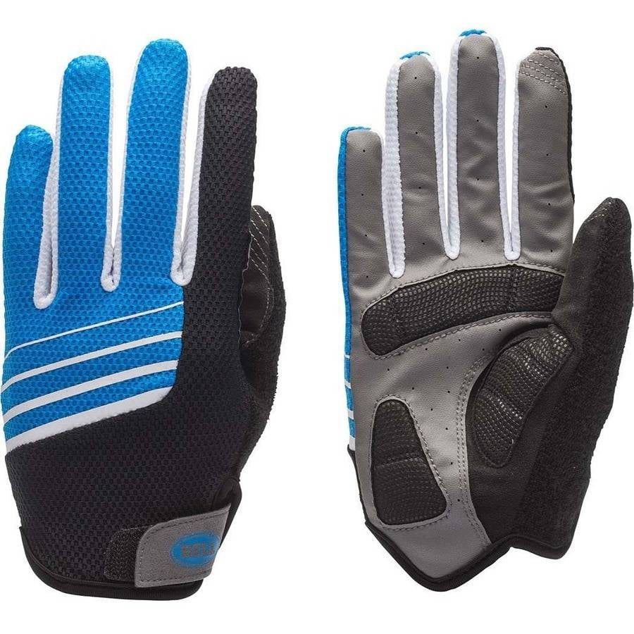 Bell Sports Ramble 550 FullFinger Cycling Gloves, Blue White, Small
