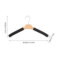 thumbnail image 3 of 5 Pcs Solid Wood Hanger Hangers Clothes Rack Hanger for Dress Coat Hanger Women's Male, 3 of 6