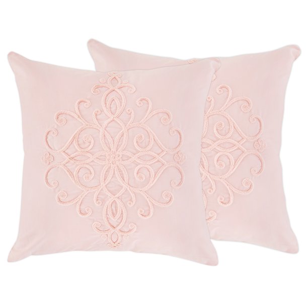 Sweet Jojo Designs Pink Boho Bohemian Decorative Accent Throw Pillows