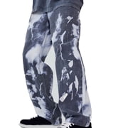 EGNMCR Men's Lightweight Pants, Cargo Pants Men, Linen Pants Men, Mens Casual Loose Fit Elastic Waist Pants Men's Jeans New Fashion Have Pockets Button Zipper Personality Denim Trend Jeans Men Pants