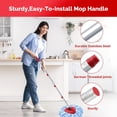 thumbnail image 5 of 4 Pack Spin Mop Replacement Heads for O-Cedar RinseClean 2-Tank System, Microfiber Refills with Handle & Base, Machine Washable, Deep Clean for Hardwood Tile Laminate Marble Floors, 5 of 9