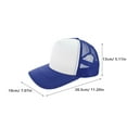 thumbnail image 2 of Milisten 10Pcs Blue Mesh Design Baseball Hats for Men Women with Polyester and Sponge for Daily Wear, 2 of 8