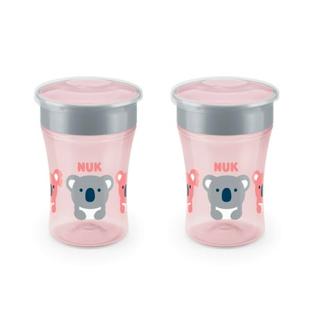 NUK Evolution 360 Spoutless Cup, 8 oz, 2-Pack