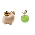 thumbnail image 1 of Mini estatua de animal,Mini estatua de animal para decoración del hogar,manualidades artísticas,Estatua,Escultura de fruta artificial,estatua y artesanía,Colección de figuras de cerámica, 1 of 8