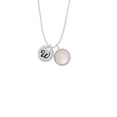 thumbnail image 2 of Delight Jewelry Silvertone Large Script Letter - W - 3/4'' Disc - To the World You are a Mother Locket Necklace, 2 of 4
