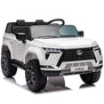 thumbnail image 2 of 24V 2 Seater Ride on Car, Lexus GX550 Powered Ride on Toys for Big Kids Boys Girls Ages 3-8 Gifts, Electric Ride on Vehicles Kids Car with Remote Control, Bluetooth, Music, MP3 Port, LED Light, White, 2 of 10