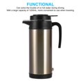 thumbnail image 3 of Hervidor Eléctrico Universal Para Coche, Botella De Agua Caliente De 1200Ml, Tetera Inalámbrica De Calefacción Redonda, Taza De Café De Viaje Portátil Kearding VI009294-02, 3 of 7