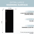 thumbnail image 5 of Alpha Living Warming Mat for Food – 40 Inch Glass Top Food Warmers for Parties Buffet – Tempered Glass Electric Warming Tray with 3 Heat Settings – Buffet Warmer for Events, Parties, Catering, 5 of 6